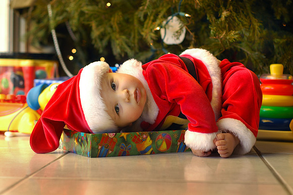 Tired Santa